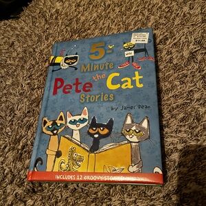 Pete the Cat 5-Minute Stories Hardcover - Blue